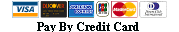 We welcome Visa-Master-Discover-Amex-JCB-Diners Club